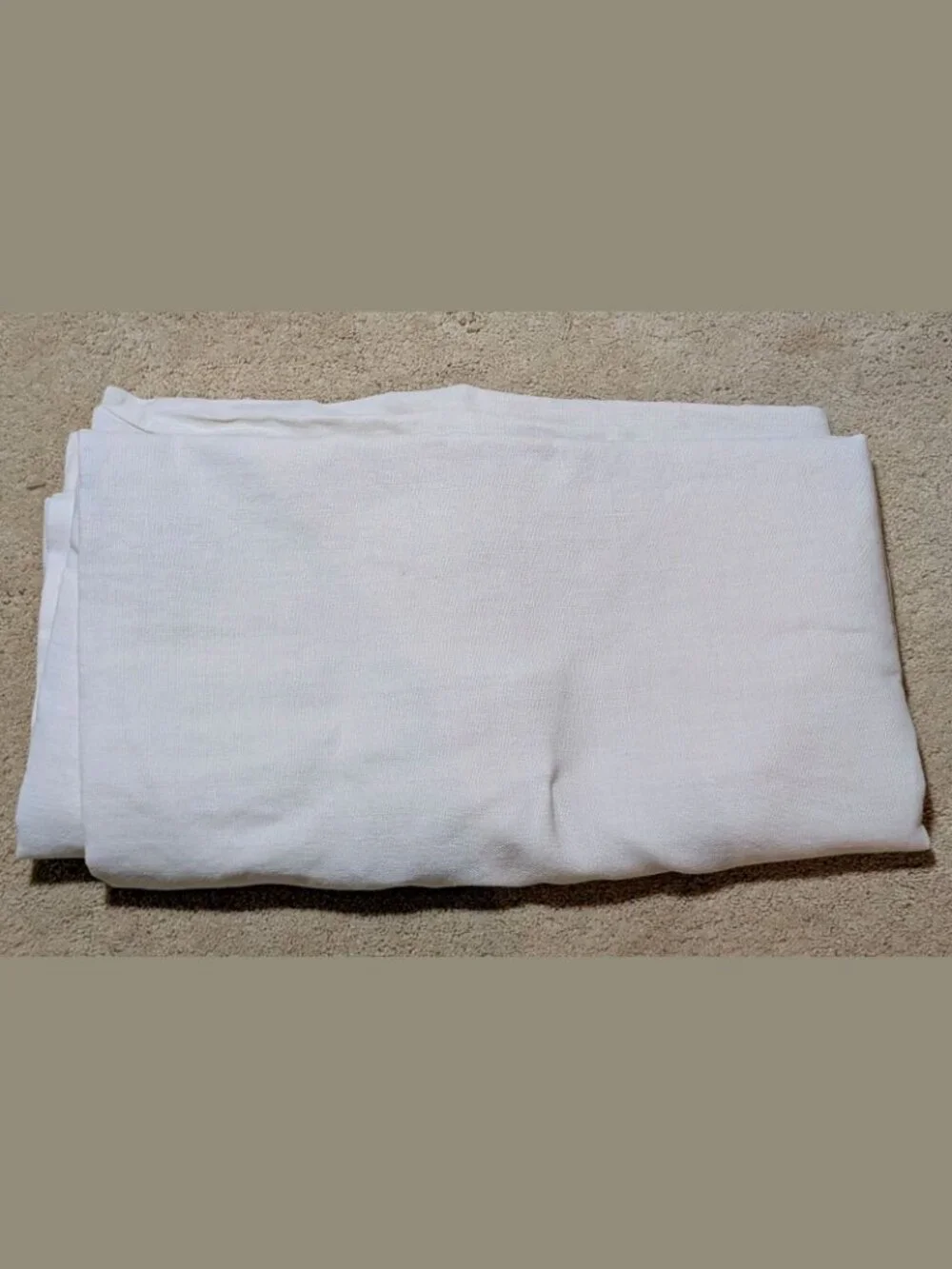 SET of 4 Restoration Hardware LINEN Belgian Heavyweight 4 PC 50x96